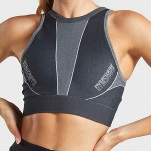 Gymshark Turbo Seamless Sports Bra - Picture 1 of 7